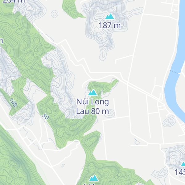 Map of Núi Long Lau