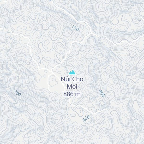 Map of Núi Cho Moi