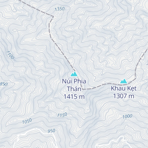 Map of Núi Phia Thán