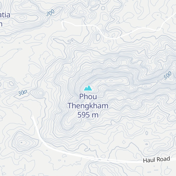 Map of Phou Thengkham