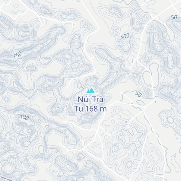 Map of Núi Trà Tu