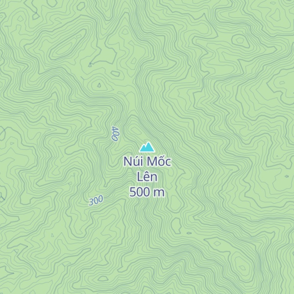 Map of Núi Mốc Lên
