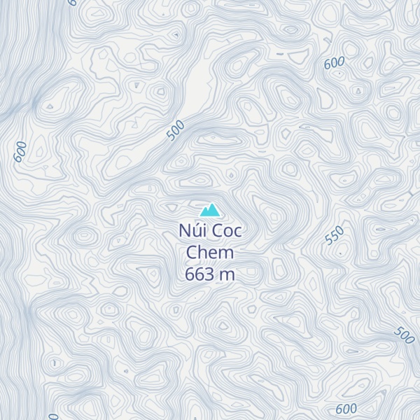 Map of Núi Coc Chem