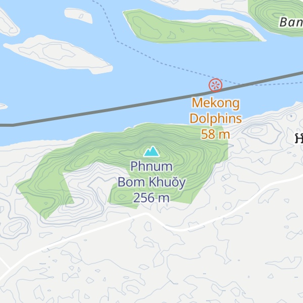 Map of Phnum Bom Khuŏy