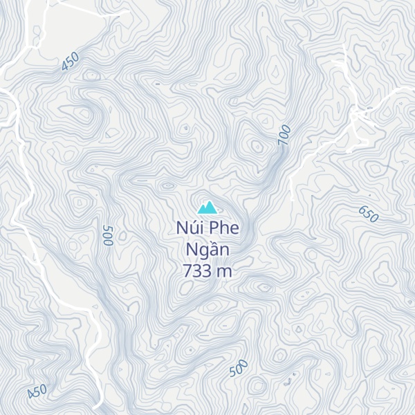 Map of Núi Phe Ngần