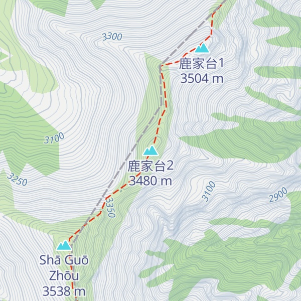 Map of 鹿家台2