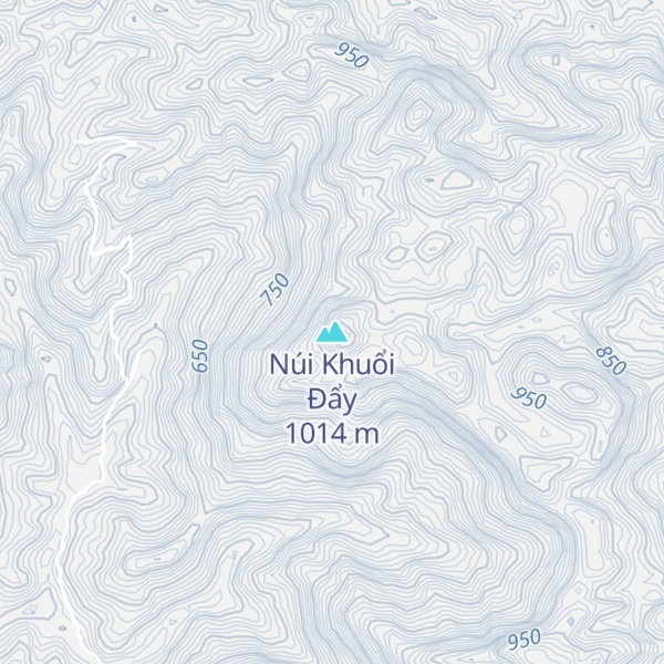 Map of Núi Khuổi Đẩy