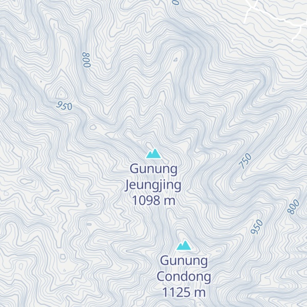 Map of Gunung Jeungjing