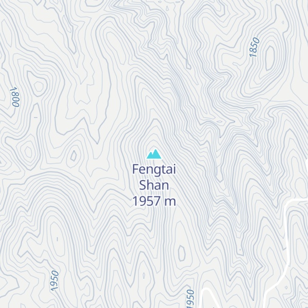 Map of Fengtai Shan