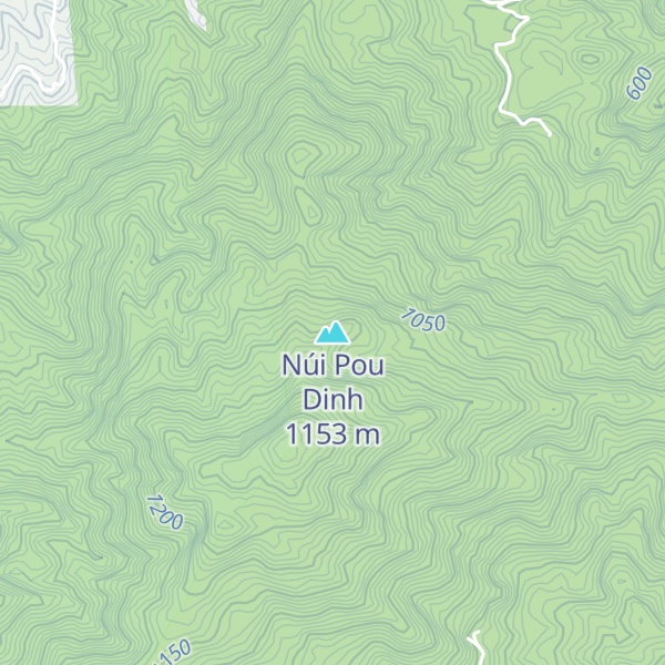 Map of Núi Pou Dinh