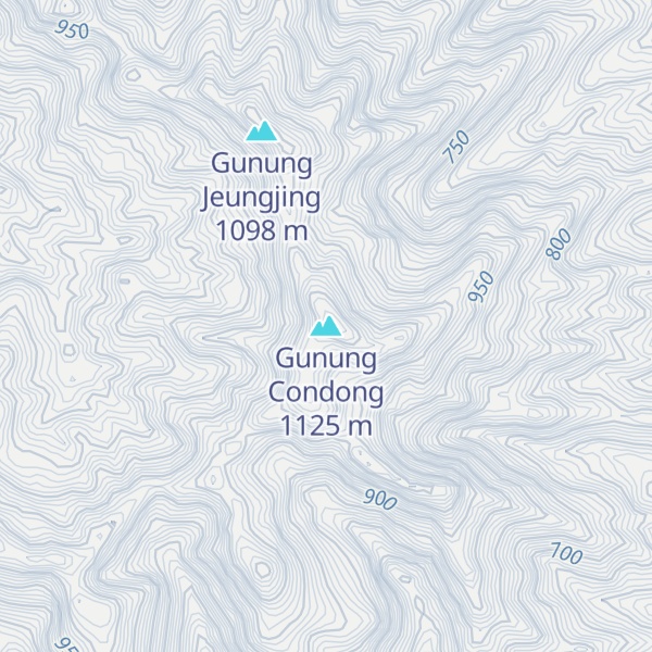 Map of Gunung Condong