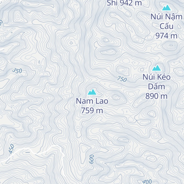 Map of Nam Lao