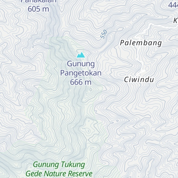 Map of Gunung Tukung