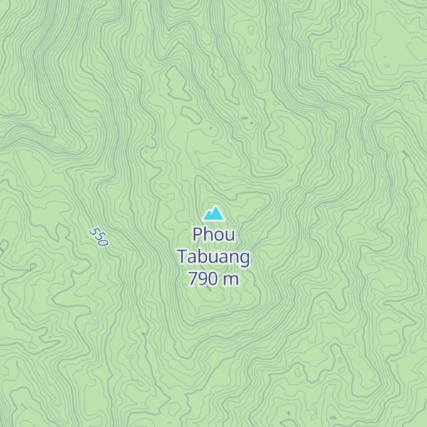 Map of Phou Tabuang