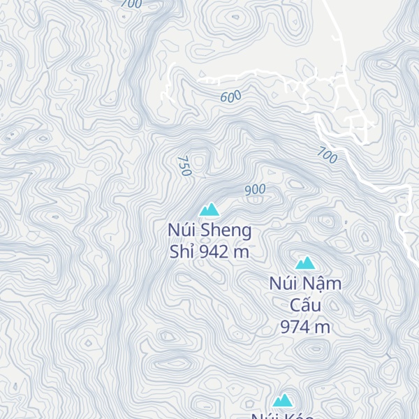 Map of Núi Sheng Shỉ