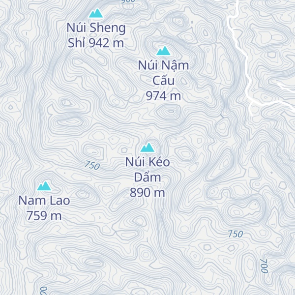 Map of Núi Kéo Dẩm