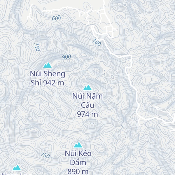 Map of Núi Nậm Cấu