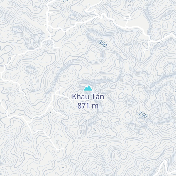 Map of Khau Tán