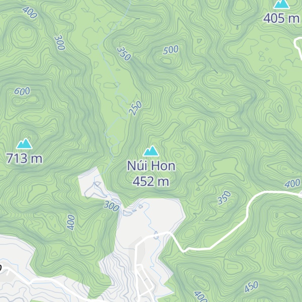 Map of Núi Hon