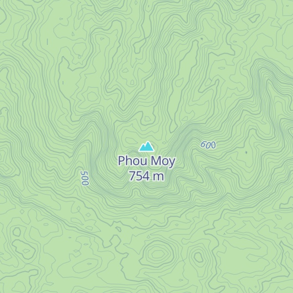 Map of Phou Moy