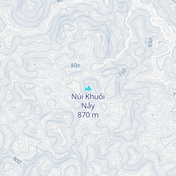 Map of Núi Khuổi Nây