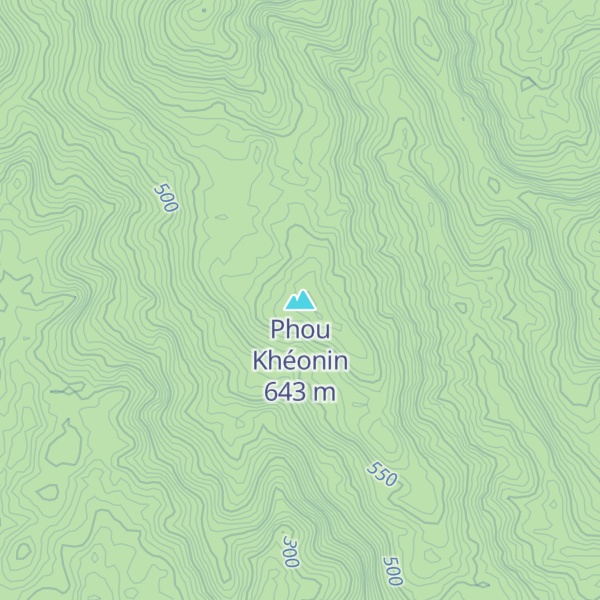 Map of Phou Khéonin