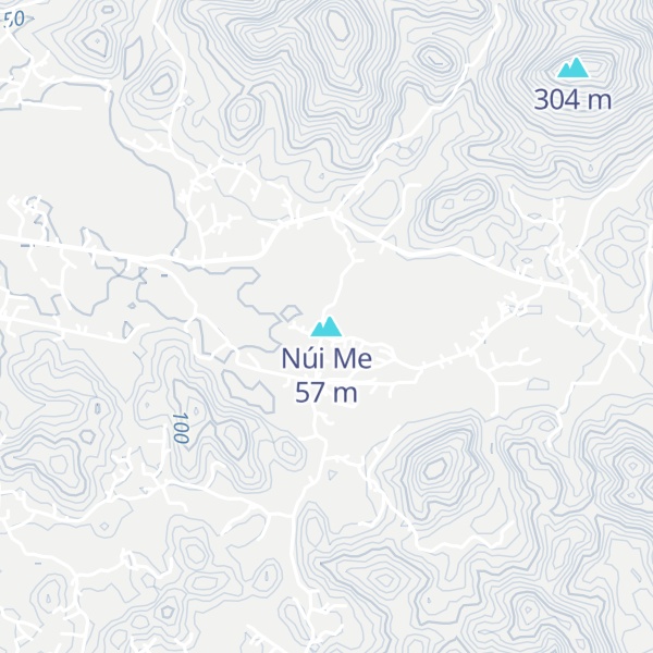 Map of Núi Me