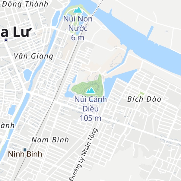 Map of Núi Cánh Diều