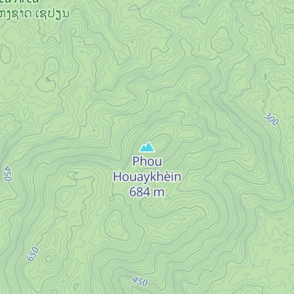 Map of Phou Houaykhèin