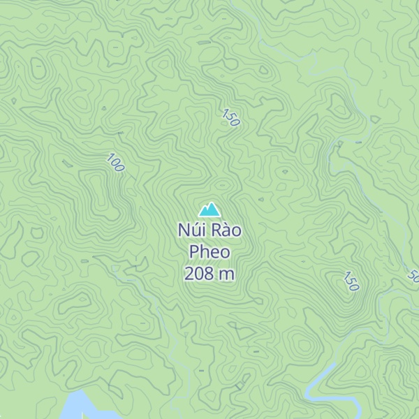 Map of Núi Rào Pheo