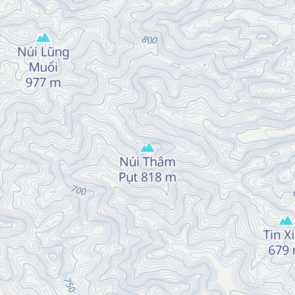 Map of Núi Thâm Pụt