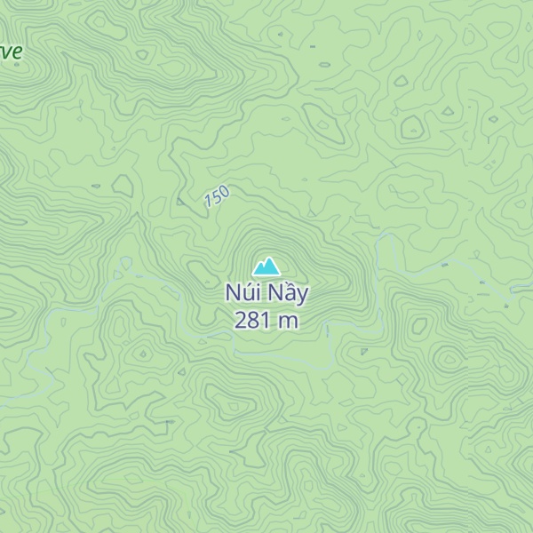 Map of Núi Nầy
