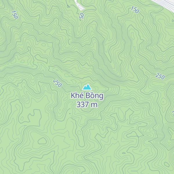 Map of Khé Bồng