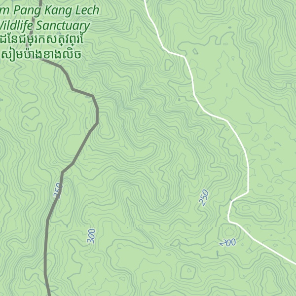 Map of Phnum Ta Pungkan