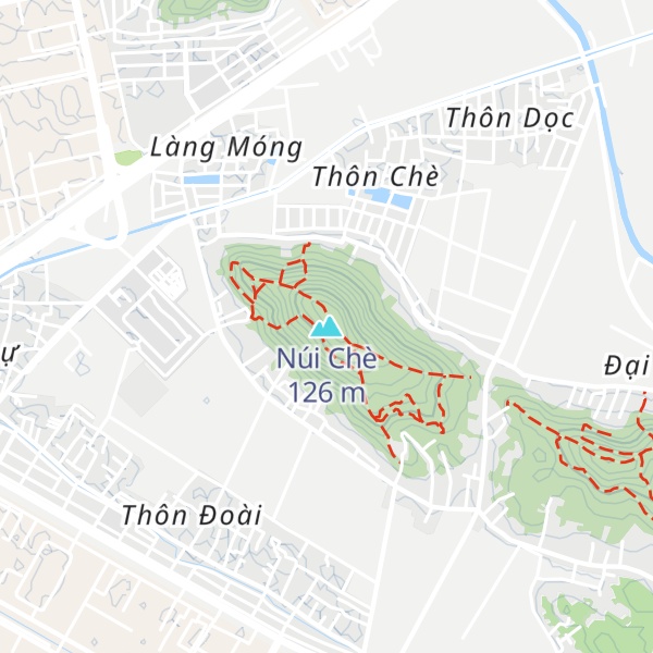 Map of Núi Chè