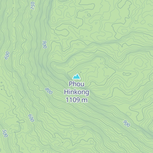 Map of Phou Hinkong