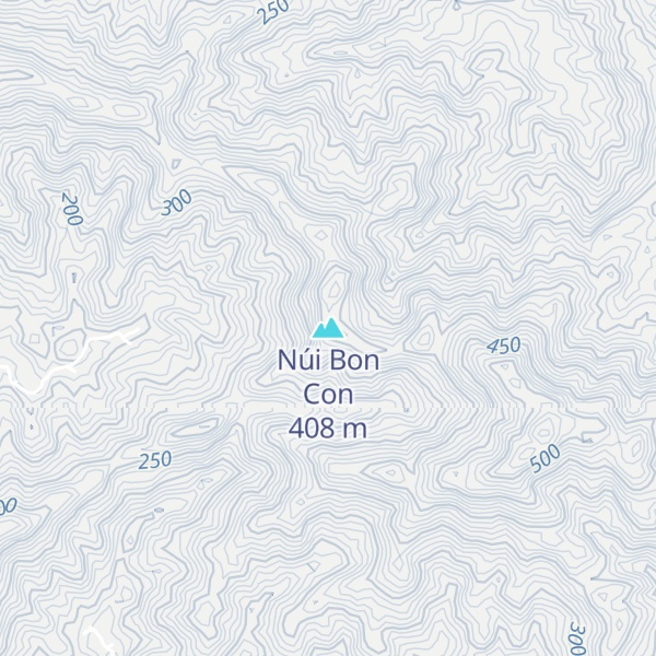 Map of Núi Bon Con