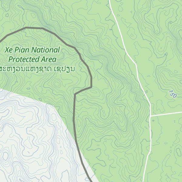 Map of Phnum Tieng Khae
