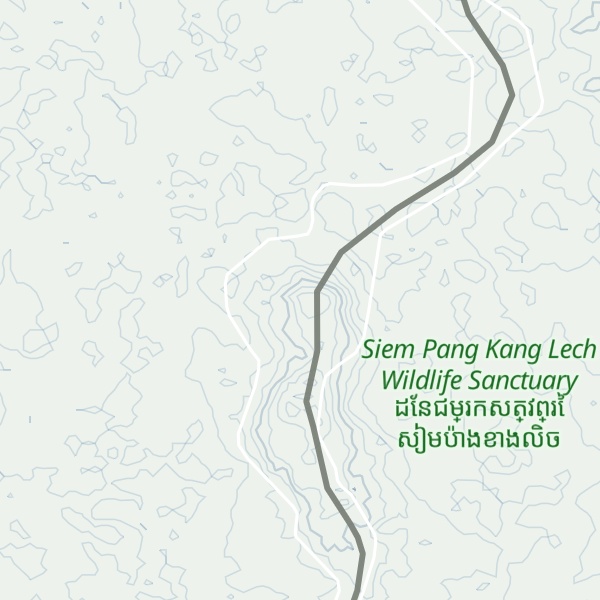 Map of Phou Ngoua