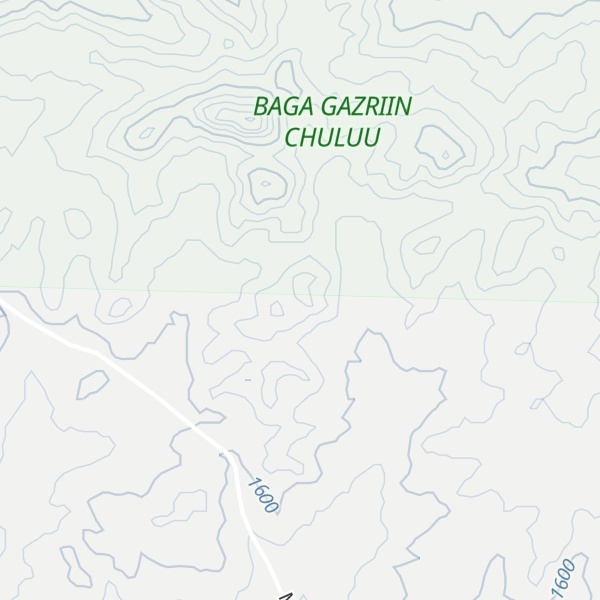 Map of Baga Gadzrïn Chuluu