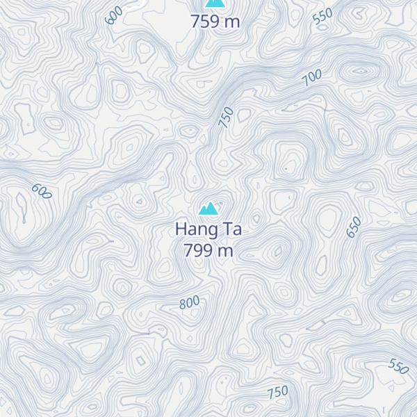Map of Hang Ta