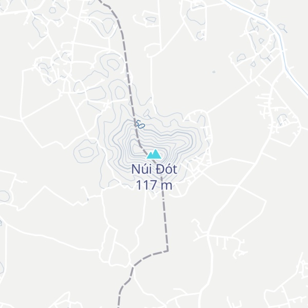 Map of Núi Đót