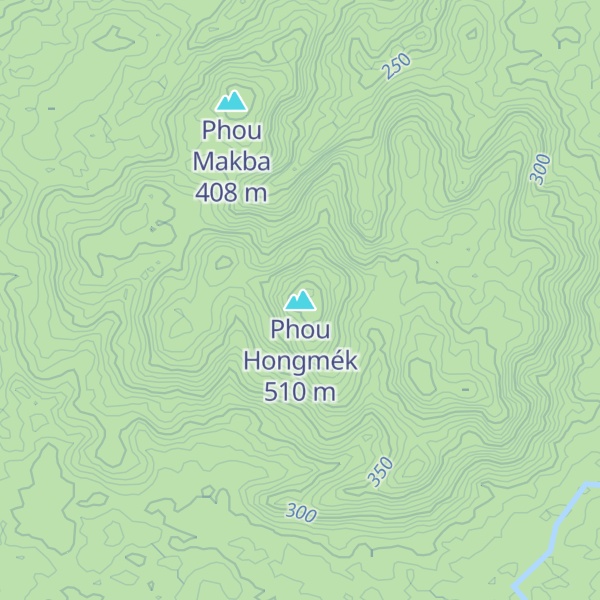 Map of Phou Hongmék