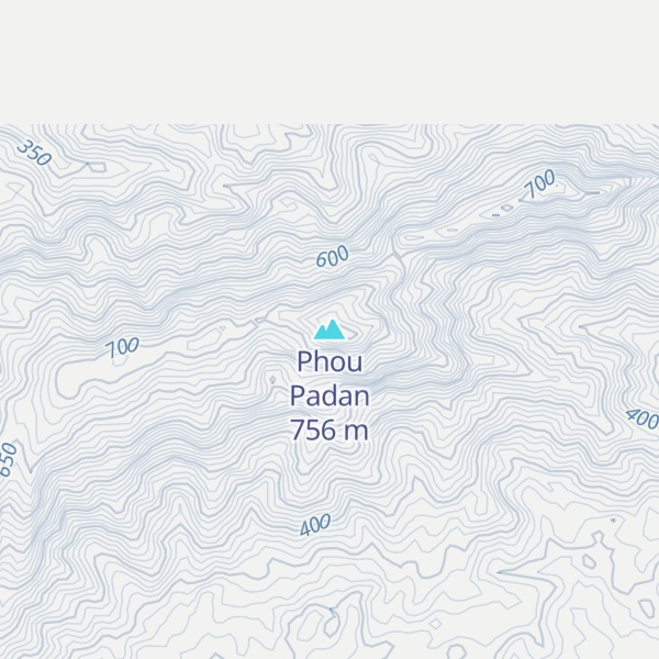 Map of Phou Padan