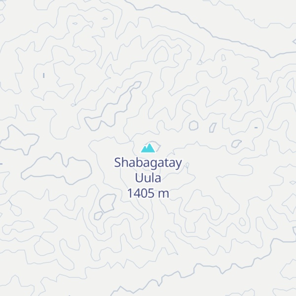 Map of Shabagatay Uula