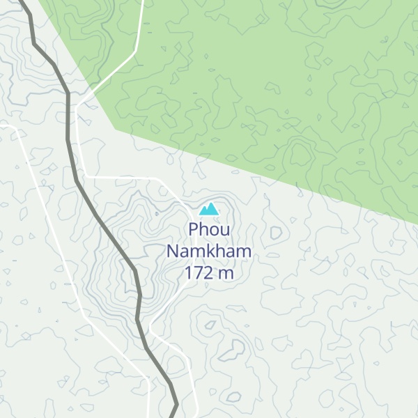 Map of Phou Namkham
