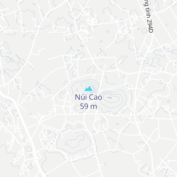 Map of Núi Cao