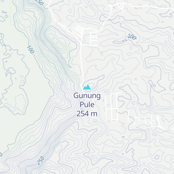 Map of Gunung Pule