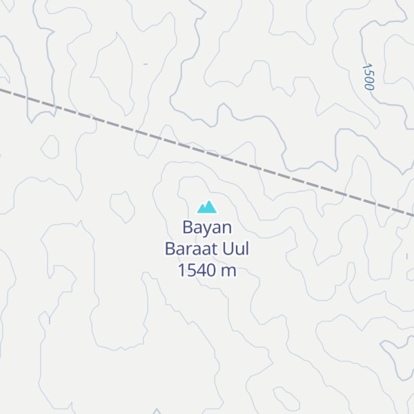 Map of Bayan Baraat Uul