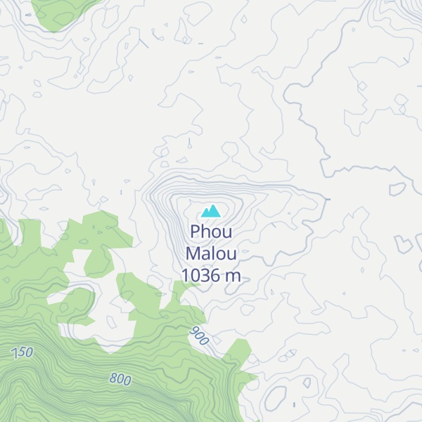 Map of Phou Malou